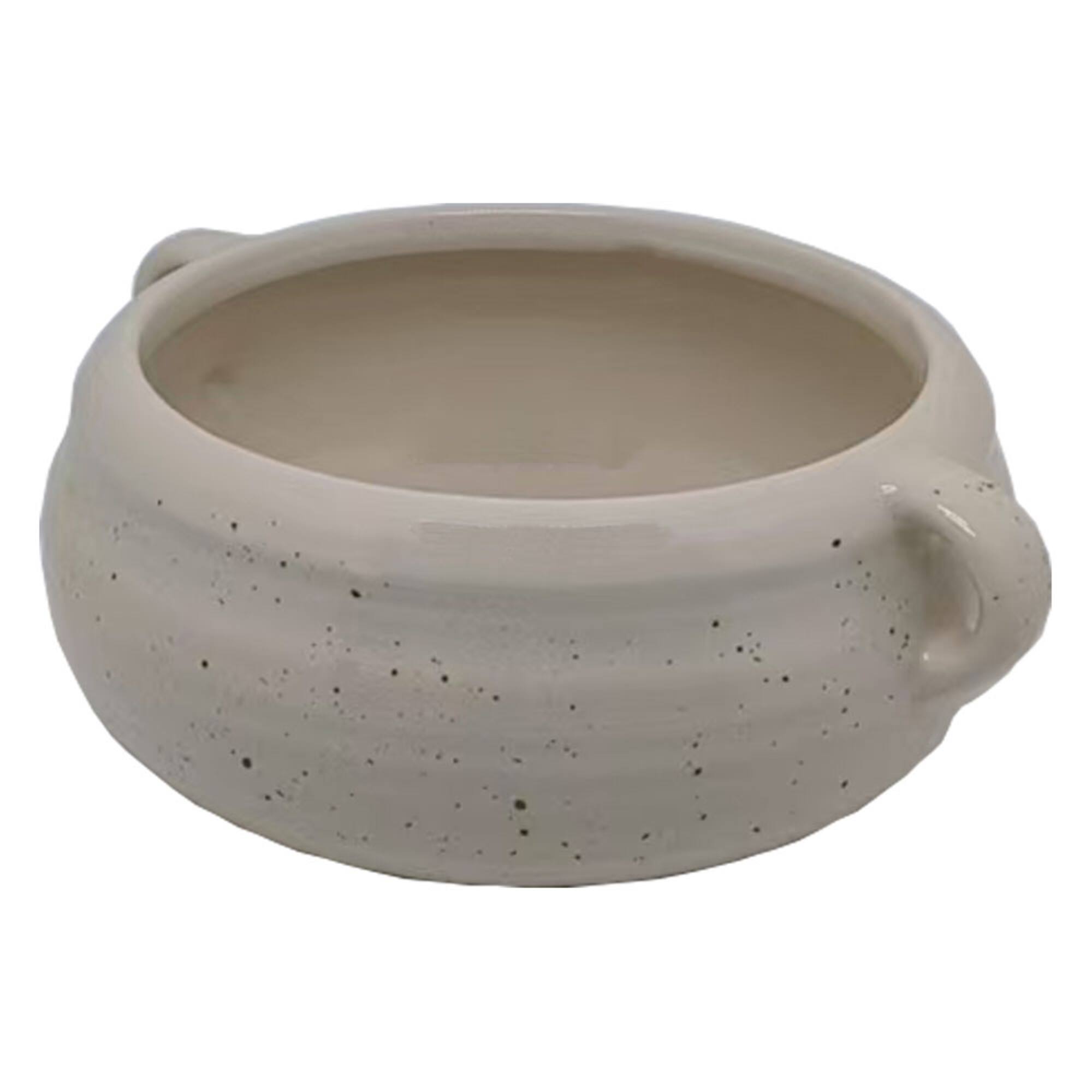 9.25" Cream with Speckle Decorative Bowl by Ashland®